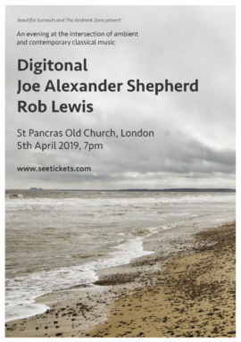 Live: Digitonal / Joe Alexander Shepherd / Rob Lewis